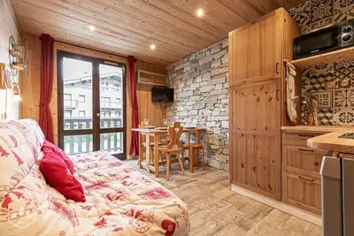 Image de Studio Cosy 2/4 pers Aussois - L’Eterlou\nProche des pistes de ski alpin