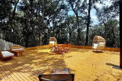 Image de Nordic chalet in the middle of the forest