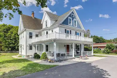 Westerly Apt Steps From Downtown + Beaches Nearby