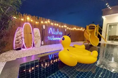Image de Aloha Villa – Private Party Paradise w/ Slide, Full Privacy