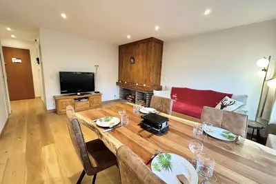 Image de Appartement studio + cabine, 4 couchages, Megeve