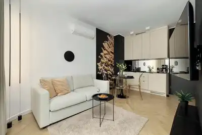 Image de Beige Ku Morzu 1c Sianożęty | Air-conditioned Studio with Outdoor Pool