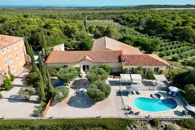 Image de Maison de vacances 'Les Flamants' avec vue sur la mer, Wi-Fi et climatisation