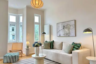 Image de HyggeLiving | 100sqm | 3 balconies | Luxury | mountain view | box-spring beds | 55\" Tv