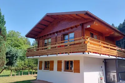 Image de Le nouveau Ské chalet tout confort, terrain clôturé, garage, animaux admis