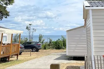 Image de Vue mer, Location mobil-home, 3 chambres, terrasse.