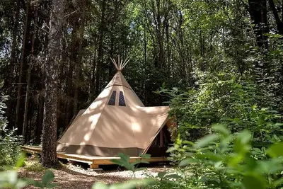 Image de Enchanting Nordic Tipi for a Montana Glamping Getaway