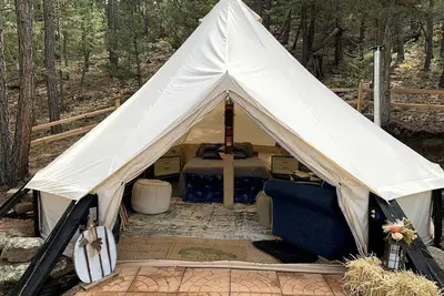 Image de Bell Tent for Four for Dreamy Glamping Escapes in Colorado