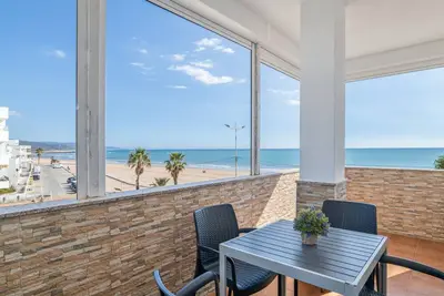 Image de Appartement 'Vivienda Balcón de África' avec vue sur la mer, Wi-Fi et climatisation