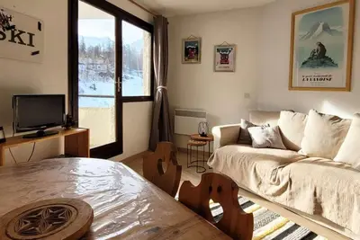 Image de Pied des pistes de ski, 6ème étage, balcon, télévision, casier à ski, 28m², Les Orres