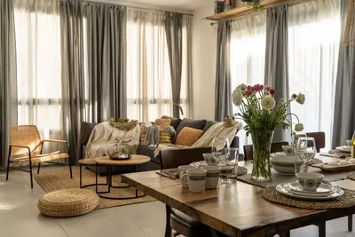 Image de Luxury 3 Rooms Apt• Balcony• Parking | HaKerem A43