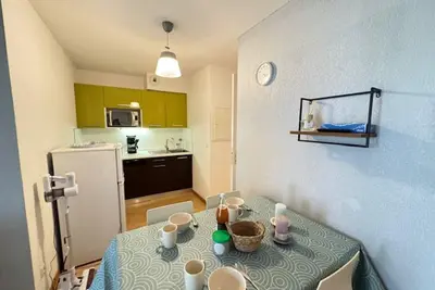 Image de Appartement lumineux, accès jardin, proche pistes, parking privé
