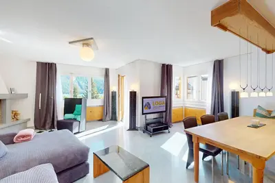 Image de 3½-room apartment on the mezzanine floor.