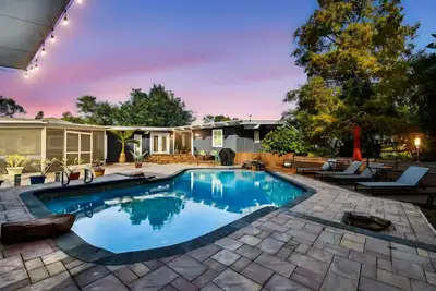 Tropical Lagoon w/ Private Pool & Game Room!