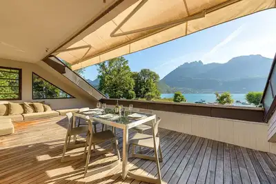 Image de Loft Azur - terrasse vue lac, plage privée pour les résidents