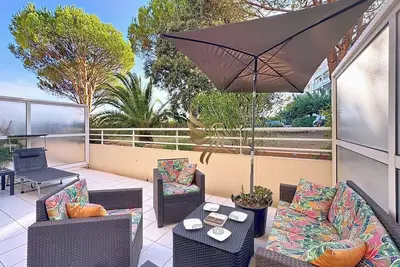Image de BellaHorizon T2, Vue s/jardin-terrasse-park-Wifi.