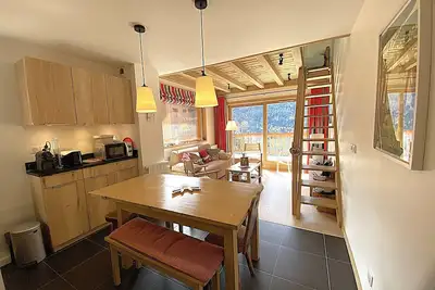 Image de Charmant appartement 3 pièces à Méribel avec mezzanine, balcon et terrasse