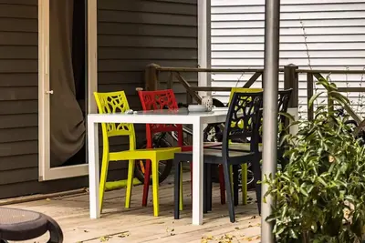 Image de Mobil-home | Premium | 3 Ch. | 6/8 pers. | Terrasse surélevée | A/C