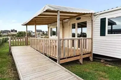 Image de Mobil-home Pmr | Comfort | 2 Ch. | 4 pers. | Terrasse surélevée non couverte | A/C