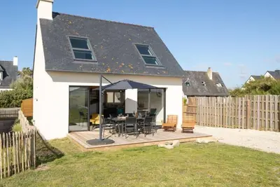 Image de Maison de vacances \"Les Reflets Bleus\" vue mer la plage à 20m