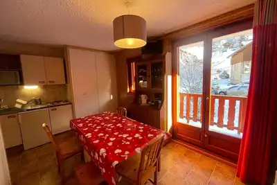 Image de Studio cabine 4 pers. à Valloire avec parking, balcon