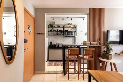 Image de Flats Praia Uberlândia - Apartment close to Praia Clube - Leisure area 24-hour doorman