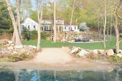 Image de Immaculate waterfront home nestled in the Litchfield hills w/ tons of. . .