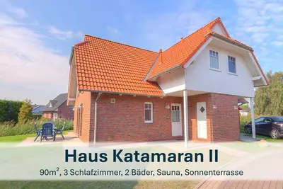 Image de Catamaran type 2 #W26a (1) - House Catamaran type 2 with sauna - Nordseebad Burhave