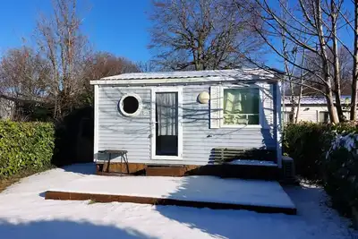 Image de Mobil-home - 15m² - 1 chambre avec 2 lits simples sans terrasse 2 personnes