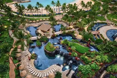 Image de Marriott's Ko Olina Beach Club, 2 King bed, Queen Sofa, Mountain view, Balcony