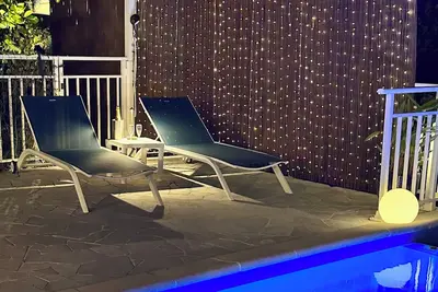 Image de Villa avec vue mer et piscine à débordement sur les hauteurs de Ste Luce