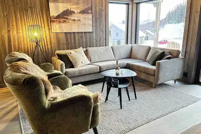 Image de Belle cabane au centre de ski Norefjell