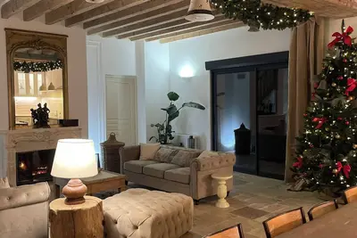 Image de Séjour au vert – Ancien pressoir rénové près du Perche, idéal familles & amis