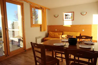 Image de Studio cabine 4 pers à Chamrousse avec terrasse