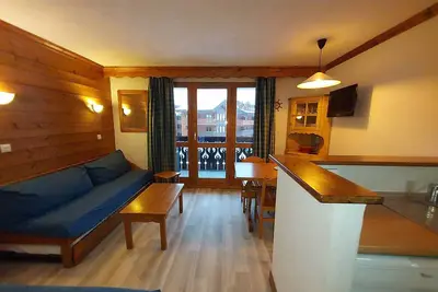 Image de Valmorel : Appartement 1 Chambre avec Animaux Acceptés, Proche Pistes