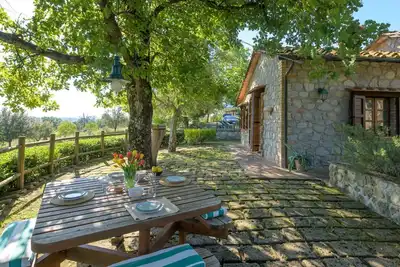 Image de Belle maison de vacances privée avec climatisation, Tv, patio, animaux admis, vue panoramique