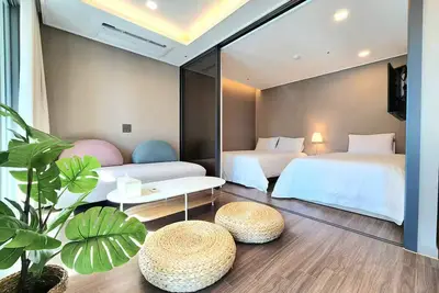 Image de L8-2[Newly Built/합법숙소][감성숙소/핵심번화가/해변5분/지하철역3분/짐보관]