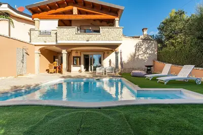 Image de Villa 'Bellavista Chia' avec vue sur la mer, Wi-Fi et climatisation