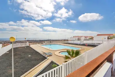 Image de Maison de vacances 'Casa Vista Golf' avec vue mer, piscine partagée et Wi-Fi