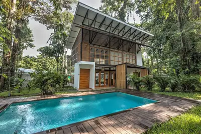 Image de Villa Alegría. Style tropical moderne en pleine nature