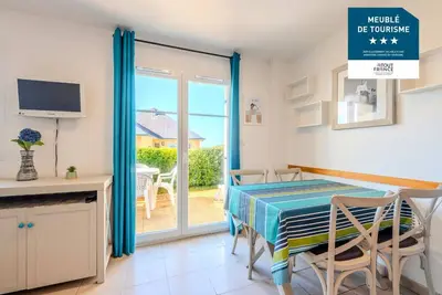 Image de Maison 6 pers dans résidence avec piscine