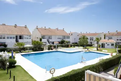 Image de Studio « Estudio Mediterráneo A124 » avec piscine partagée, Wi-Fi et climatisation