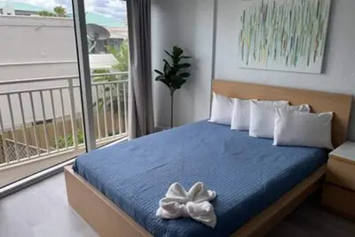 Beachfront Condo with Partial Ocean View