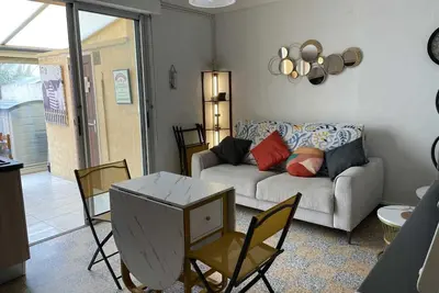 Image de Maisonette plain-pied avec cour fermée, proche plage et commerces