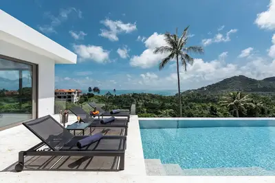 Image de Top View Villa Koh Samui – Luxury 4-Bedroom Sea View Pool Villa in Bophut