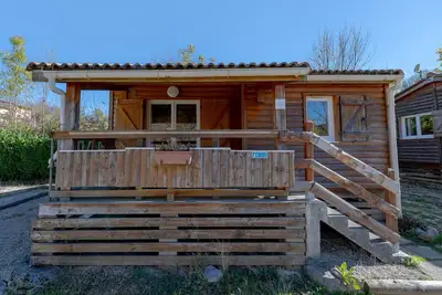 Image de Chalet « Montana 2-4 pers » avec vue sur la montagne et Wi-Fi
