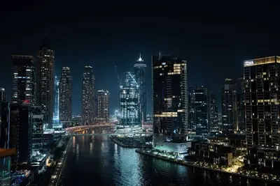 Image de Luxury 1bhk | 3 Balconies | Canal & Burj Khalifa View | Dubai Mall \n