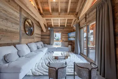 Image de Chalet contemporain avec sauna et terrasse à Morzine