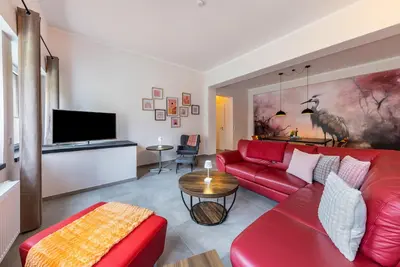 Image de Appartement « Suiten Im Alten Berghotel Johanna » avec vue sur la montagne, jardin commun et Wi-Fi
