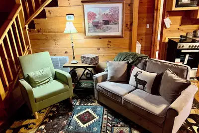 Image de Just a short Walk into Helen, Georgia, our amazing two cabins on a hill!